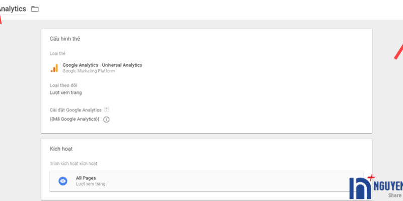Hướng dẫn cài đặt Google Analytics thông qua Google Tag Manager