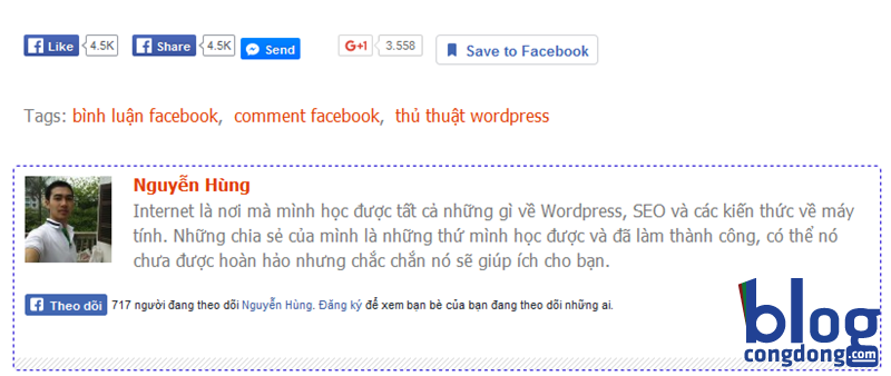 Hướng dẫn chèn nút “Lưu vào Facebook” cho website