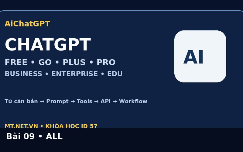 AiChatGPT ChatGPT từ căn bản đến nâng cao bài số 09 : Cách đọc bảng tính năng và giới hạn vì ChatGPT luôn thay đổi